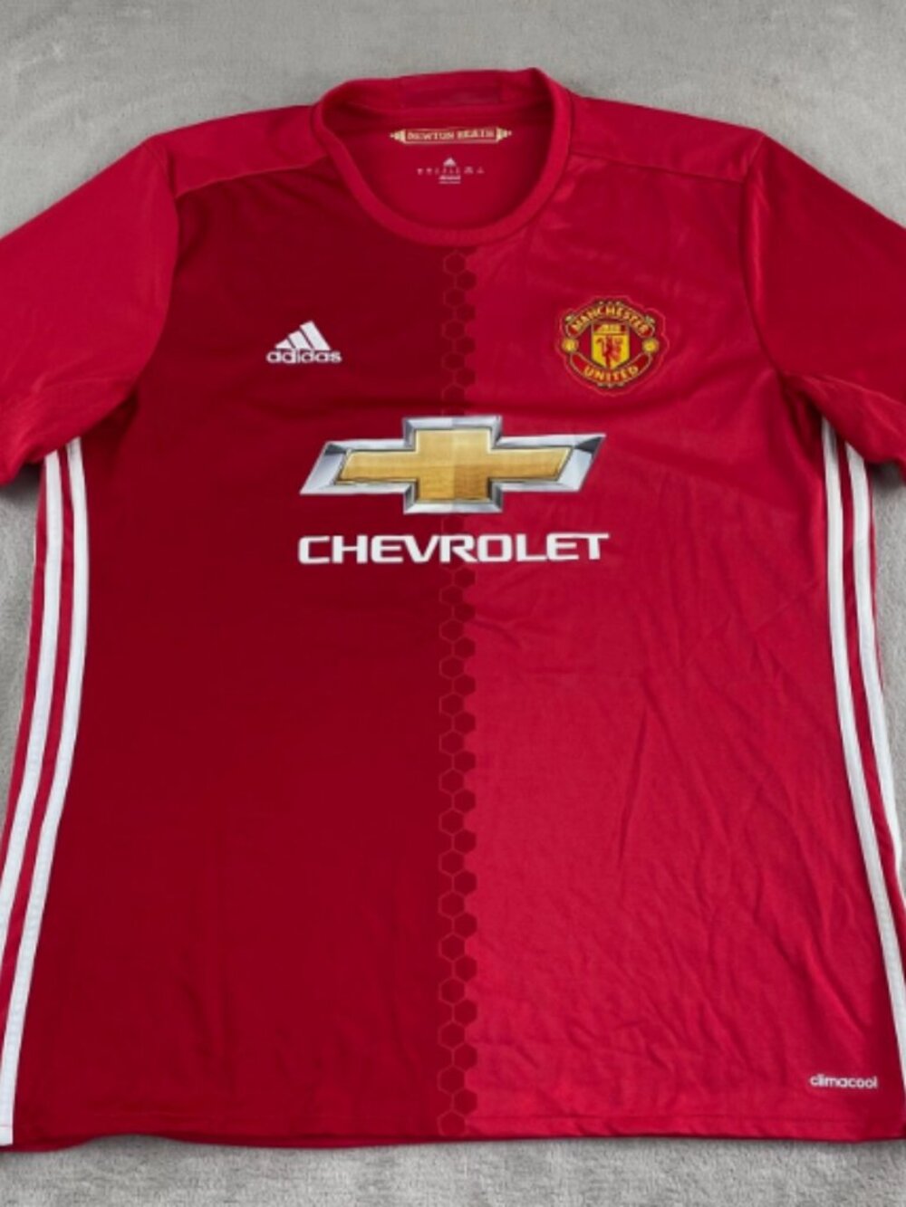 2016-17 Manchester United Home Jersey - Size XL